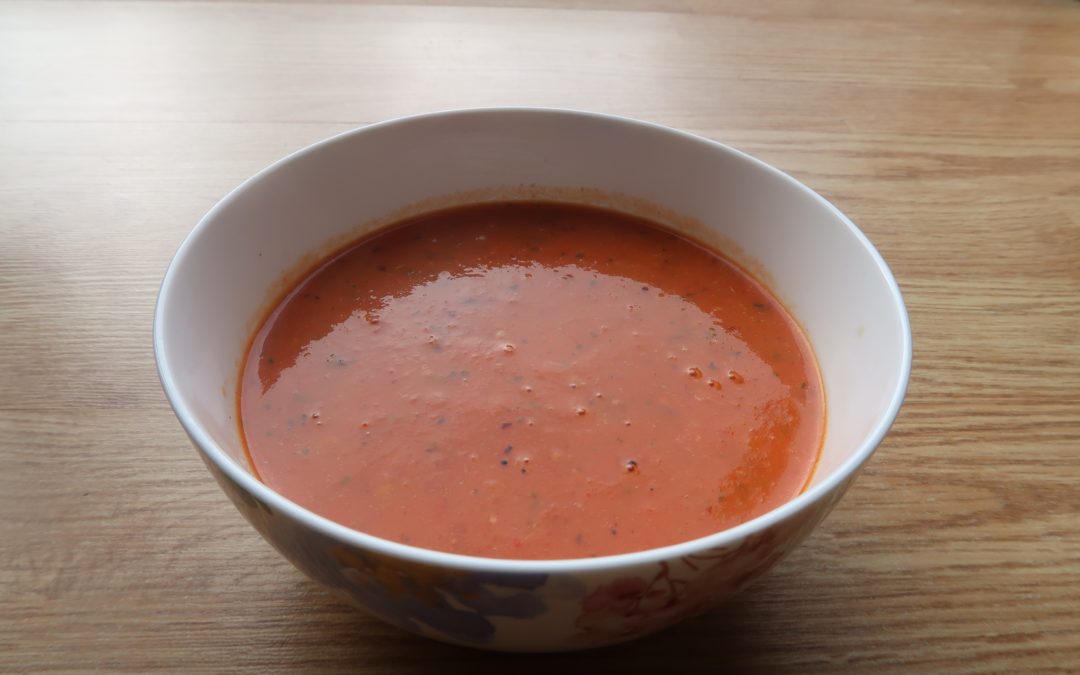 Creamy Roasted Red Pepper & Tomato & Soup