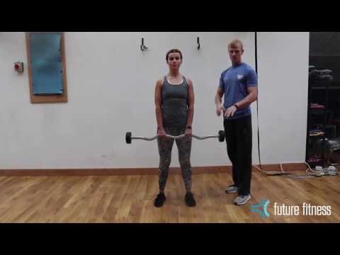 Upright Row Exercise Tutorial